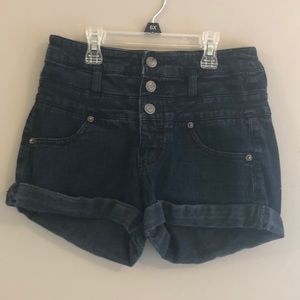 High waisted shorts